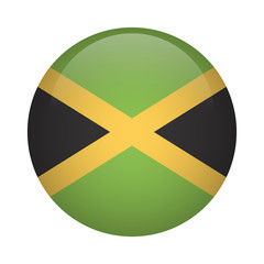Round flag icon - Jamaica