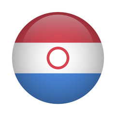 Paraguayan round flag icon