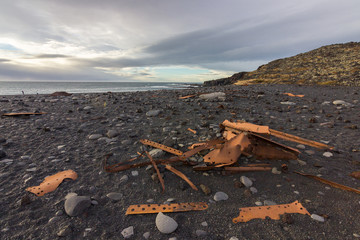 The Djúpalónssandur beach in Iceland