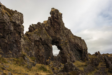 The Djúpalónssandur beach in Iceland