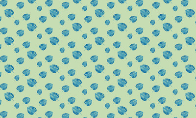 Leaf Seamless pattern stock illustration