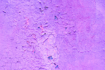 Purple texture for designer background. Colorful background. Abstract background of cracked old paint. Great for design and texture background.