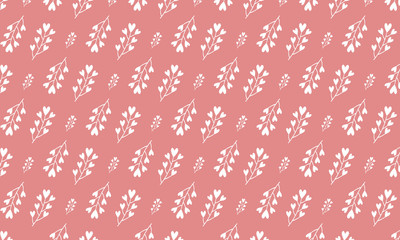 Seamless Multiple Leaves Pattern Background