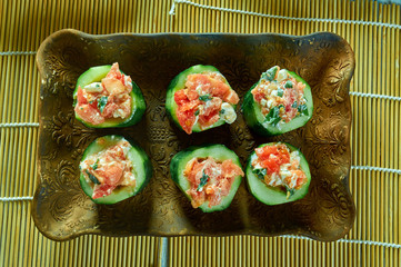 Greek Cucumber Cups
