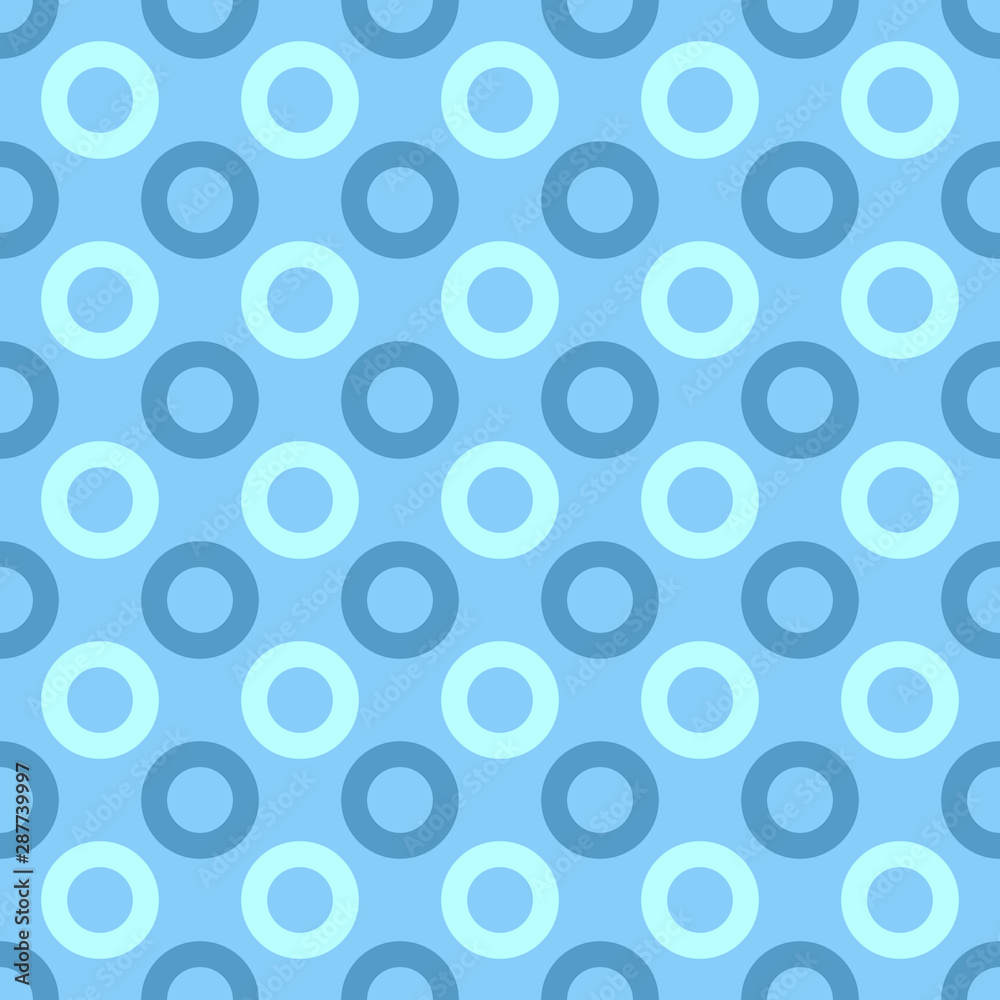 Poster abstract seamless pattern - vector circle design background