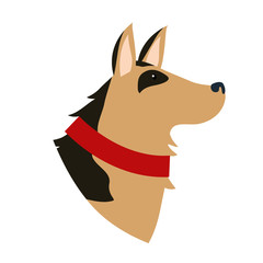 Dog cartoon vector design