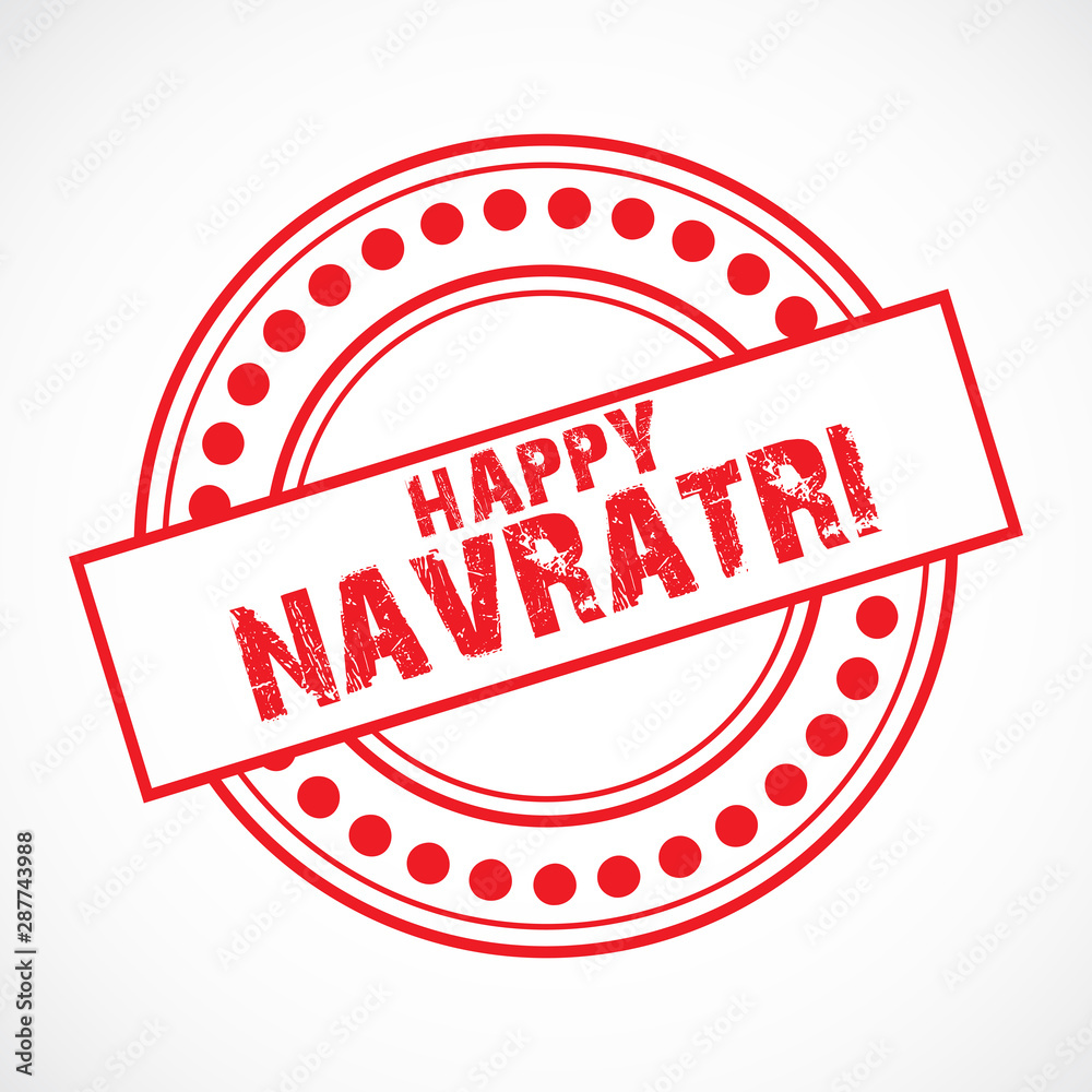 Poster happy navratri