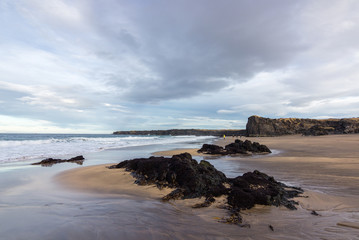 The Skarðsvík Beach in Iceland