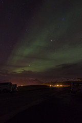 Northern Lights in Kirkjufell Mountain in Iceland