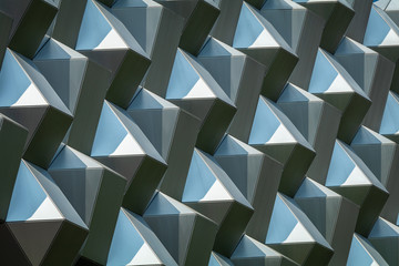 Close-up photo of technological metal structure. Abstract background image on the subject of modern...