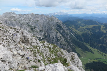bergtour in den alpen