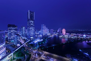 Fototapeta na wymiar Yokohama Night View