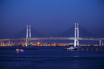 Fototapeta na wymiar Yokohama Night View