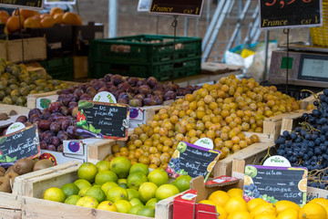 vente de fruits et légumes