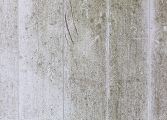 Plastic fence with mold and dirt close view