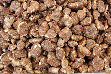 Candied nuts, sweetmeats, comfit. Comfit Walnuts.