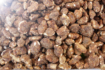 Candied nuts, sweetmeats, comfit. Comfit Walnuts.
