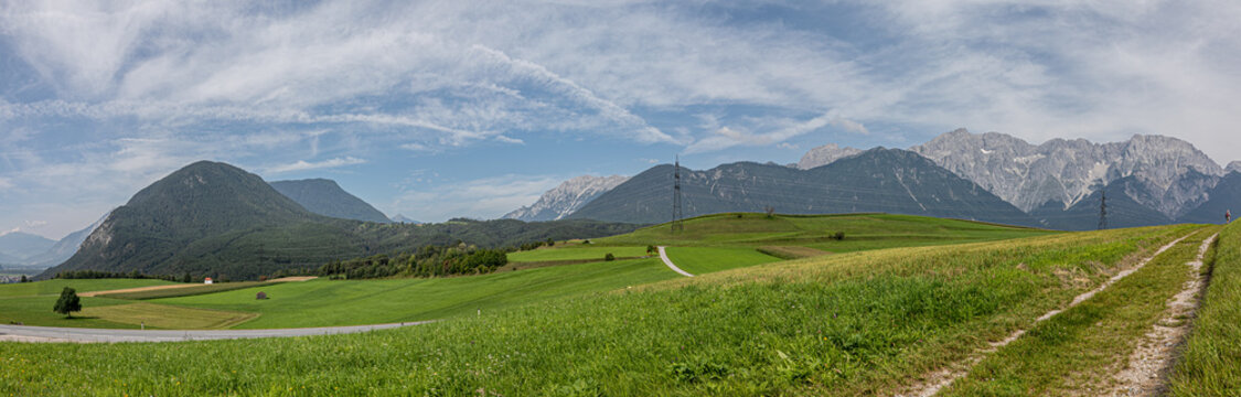 Tyrol, Austria - panoramic view on the mountains