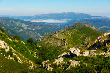 Fototapeta na wymiar Mountain landscape of Picos de Europa, Spain