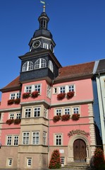 Das Rathaus der Stadt Eisenach in Thüringen