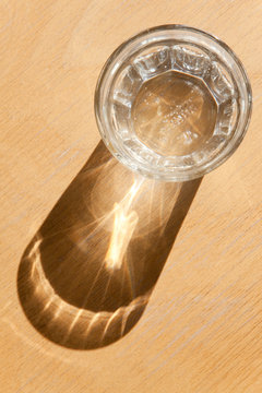 Wasserglas Schatten