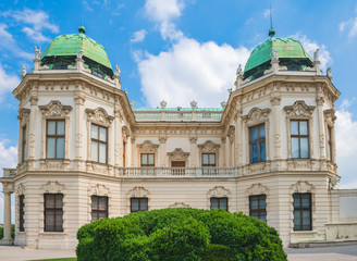 Fragment of the facade of the Belvedere.