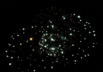stars on black background