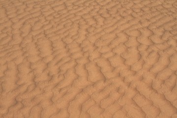 Sand waves background. Detail of beautiful  sand dune formed by the wind