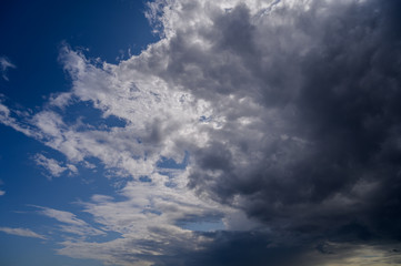 Obraz premium Dramatic sky with clouds. Nature background.