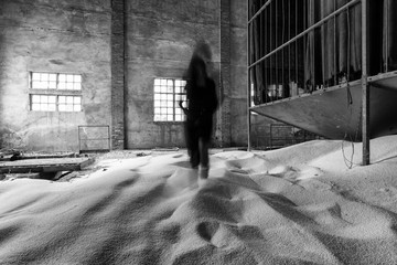 Urban exploration in an abandoned kiln