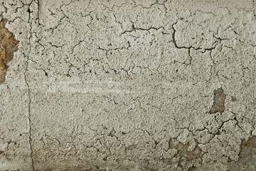 gray cracked putty surface texture