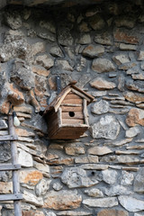 Wooden birdhouse, handmade, with love