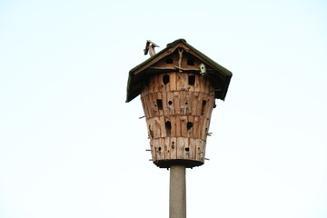 Wooden birdhouse, handmade with love