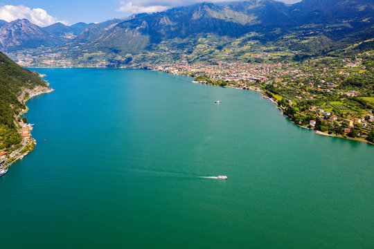 Lago D'Iseo (IT) - Marone - vista aerea da Sulzano © Silvano Rebai