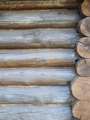 brown log wall. beautiful background