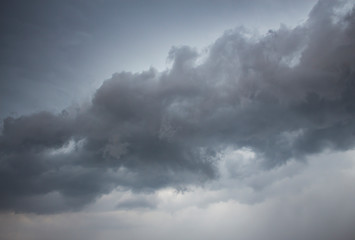 Obraz premium Storm clouds, dramatic sky, nature background