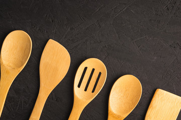 Wooden kitchen utensils  for cooking