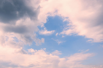 Fototapeta premium Colorful clouds in the sky