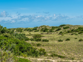 Stock photo of sand dunes at the ocean cost
