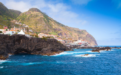 Landscape of Porto Moniz, Madeira