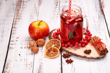 Fruit tea. Christmas treat