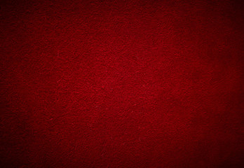 red cowhide suede texture with vignette, full frame