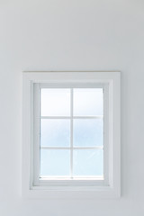 Fototapeta premium White Window for decoration restaurant.
