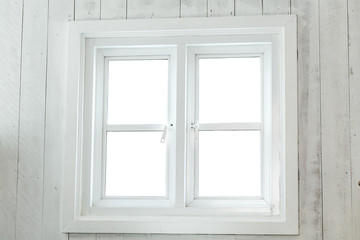 White Window for decoration restaurant.