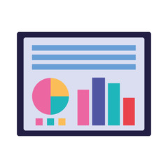 Isolated Workflow and infographic design