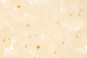 White dough as an abstract background