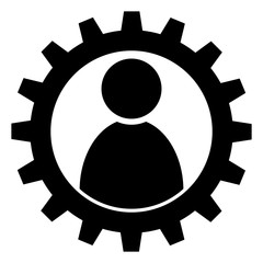 technician Maintenance icon Symbol Sign Isolate on White Background,Vector Illustration