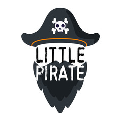pirate hat illustration, vector illustration
