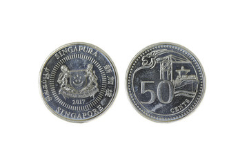  MANDALAY/MYANMAR : 02nd Aug, 2019 : World Famous Currency. Face and Back Side on White Papar Background.