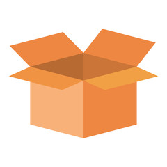 Isolated box vector design